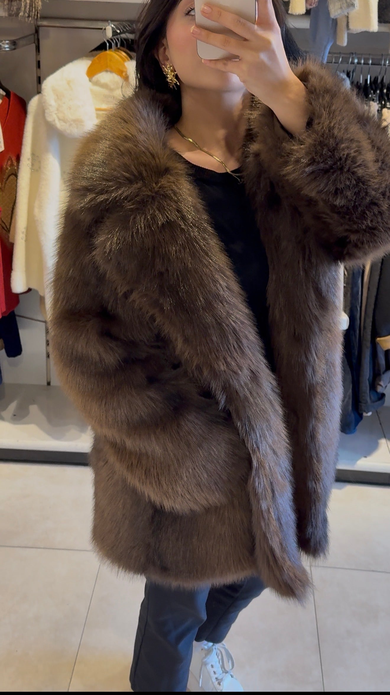 Çift Renk Peluş Kürk