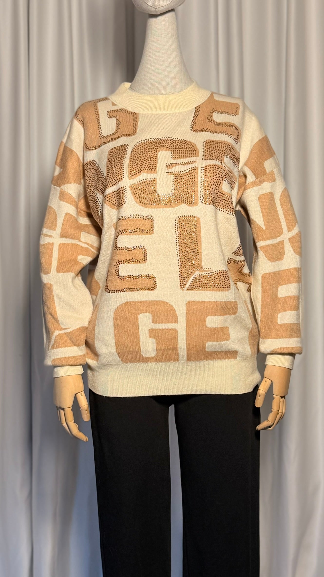 Krem-Bej Logolu Triko Kazak