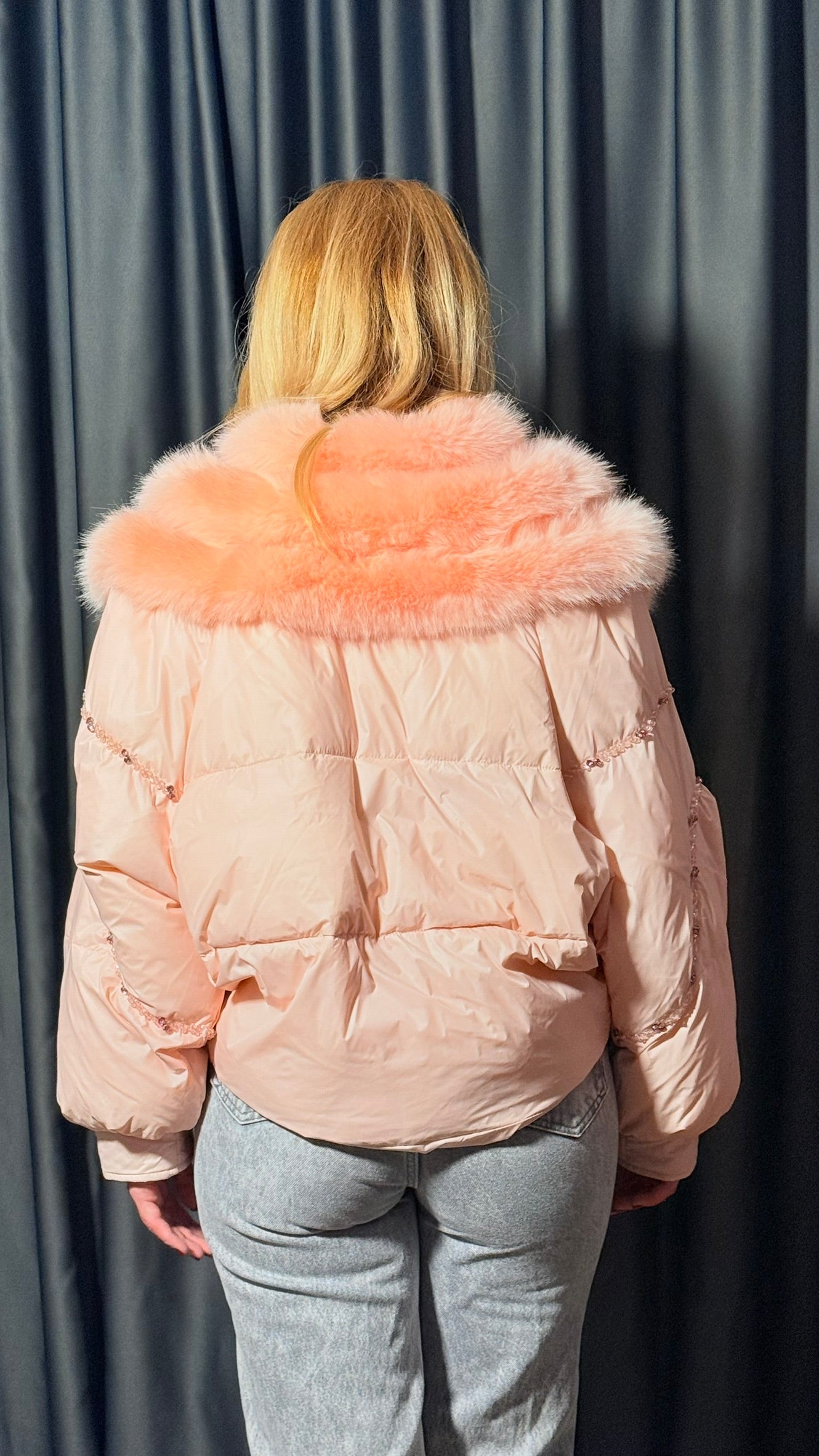 Orijinal Kaz Tüyü Tasarım Mont