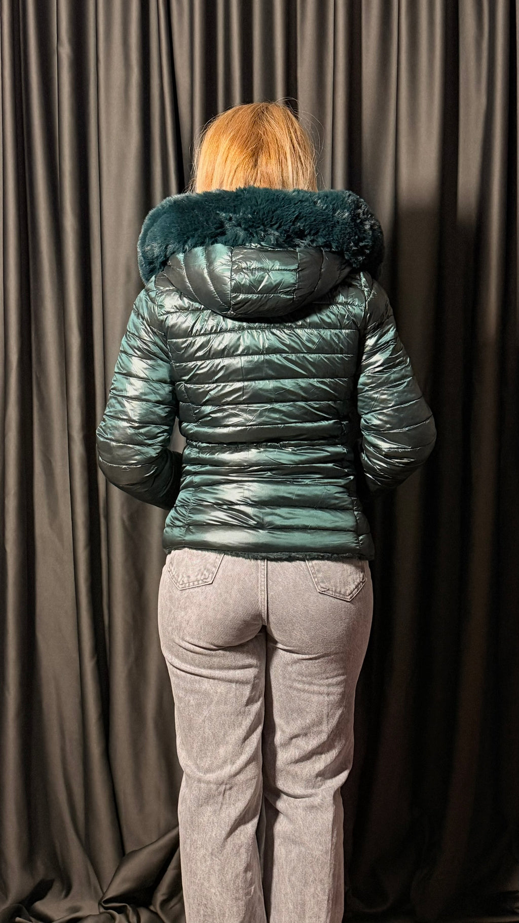 Çift Taraflı Kaz Tüyü Mont