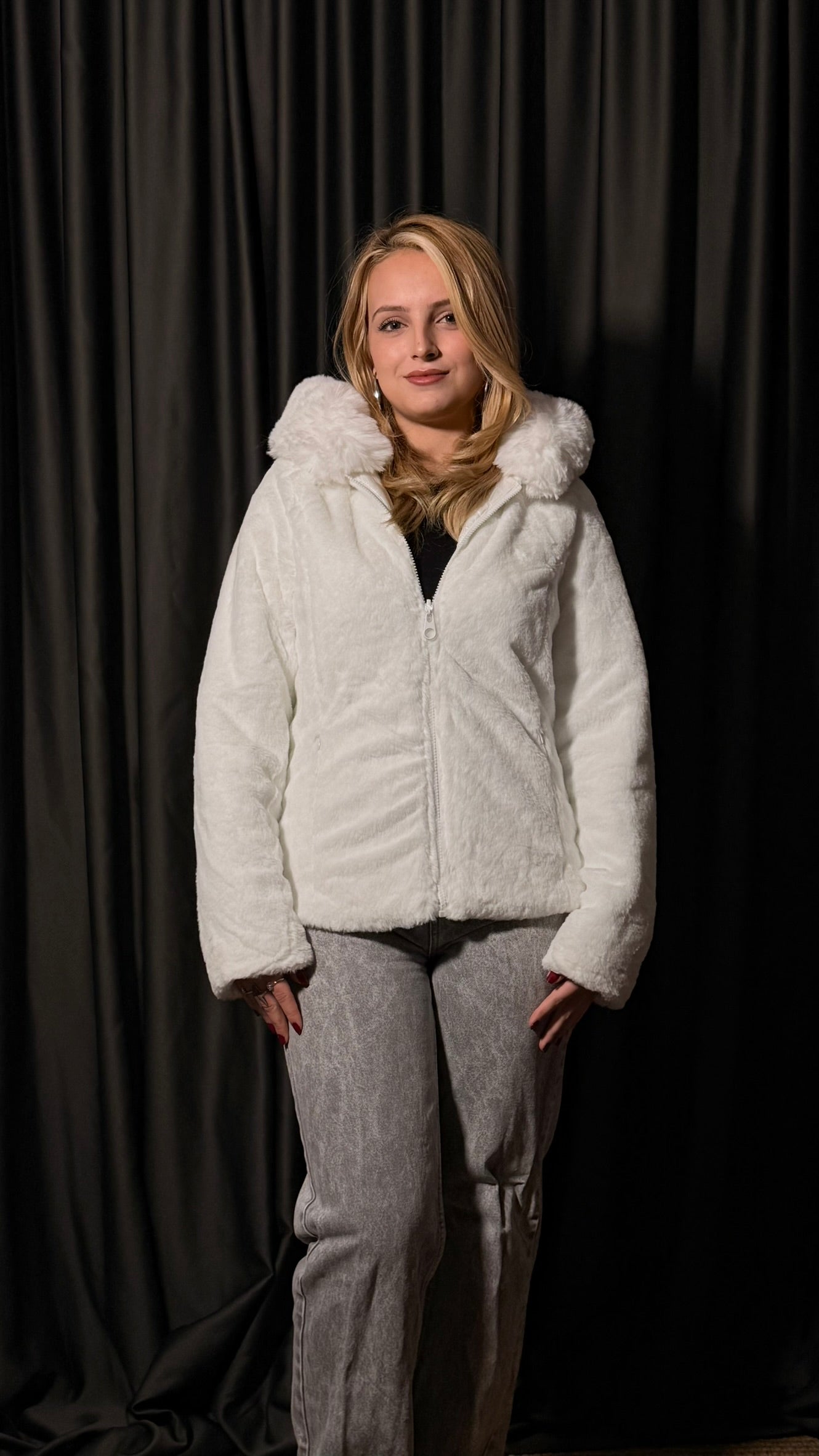 Çift Taraflı Kaz Tüyü Mont