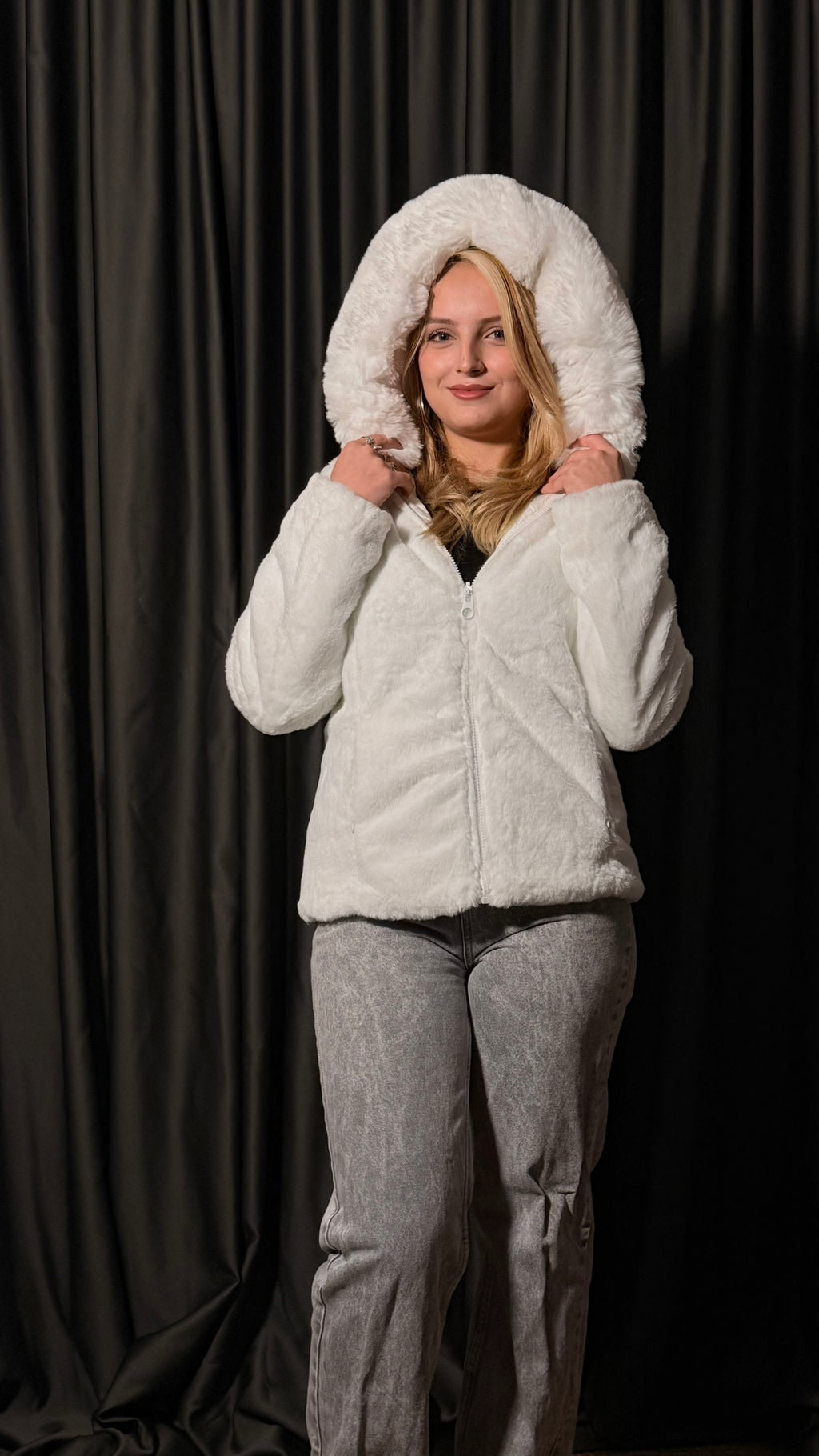 Çift Taraflı Kaz Tüyü Mont