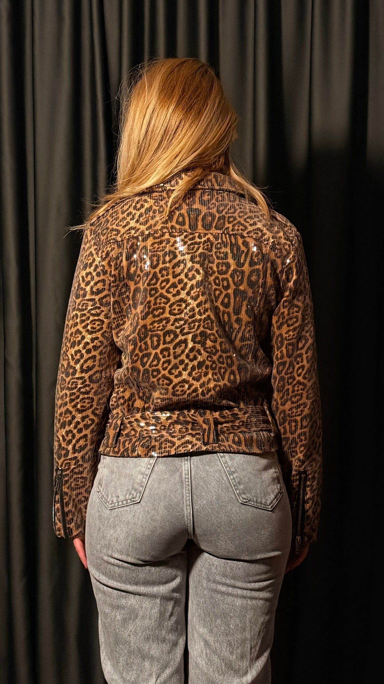 Leoparlı Tasarım Ceket