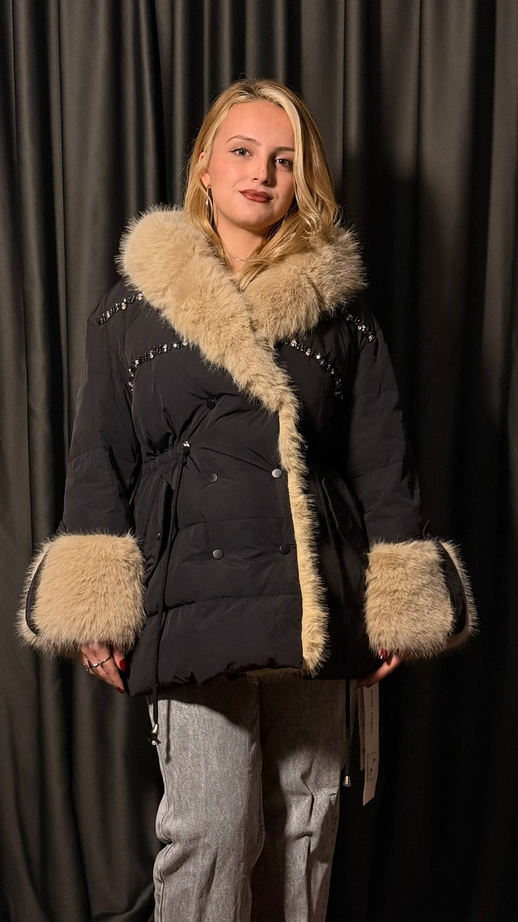 Tasarım Kaz Tüyü Mont