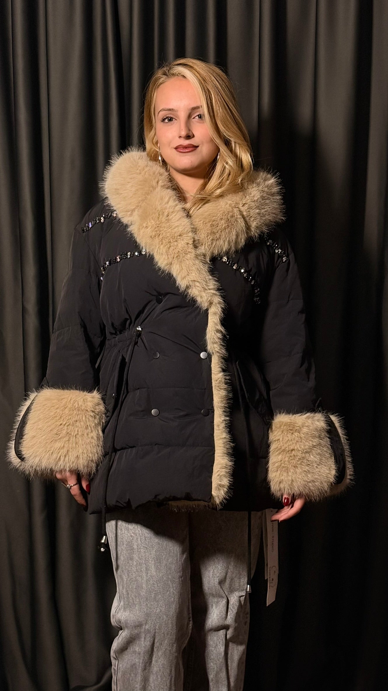 Tasarım Kaz Tüyü Mont