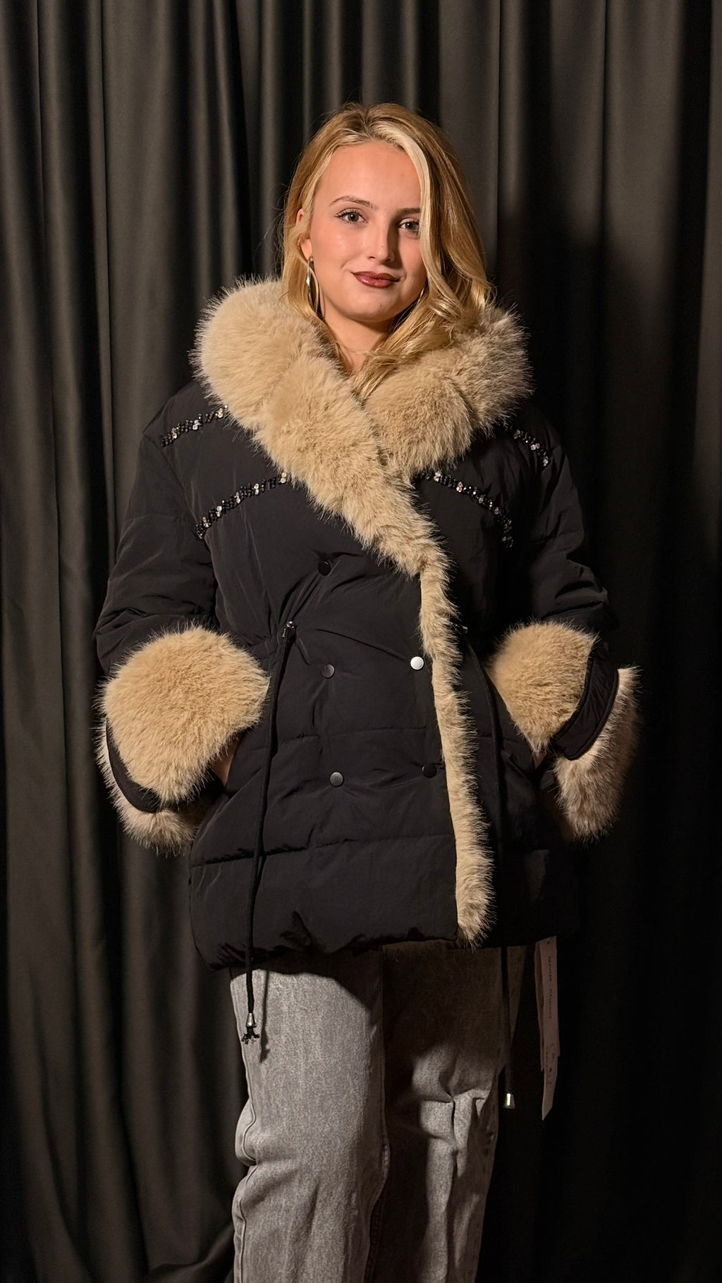 Tasarım Kaz Tüyü Mont