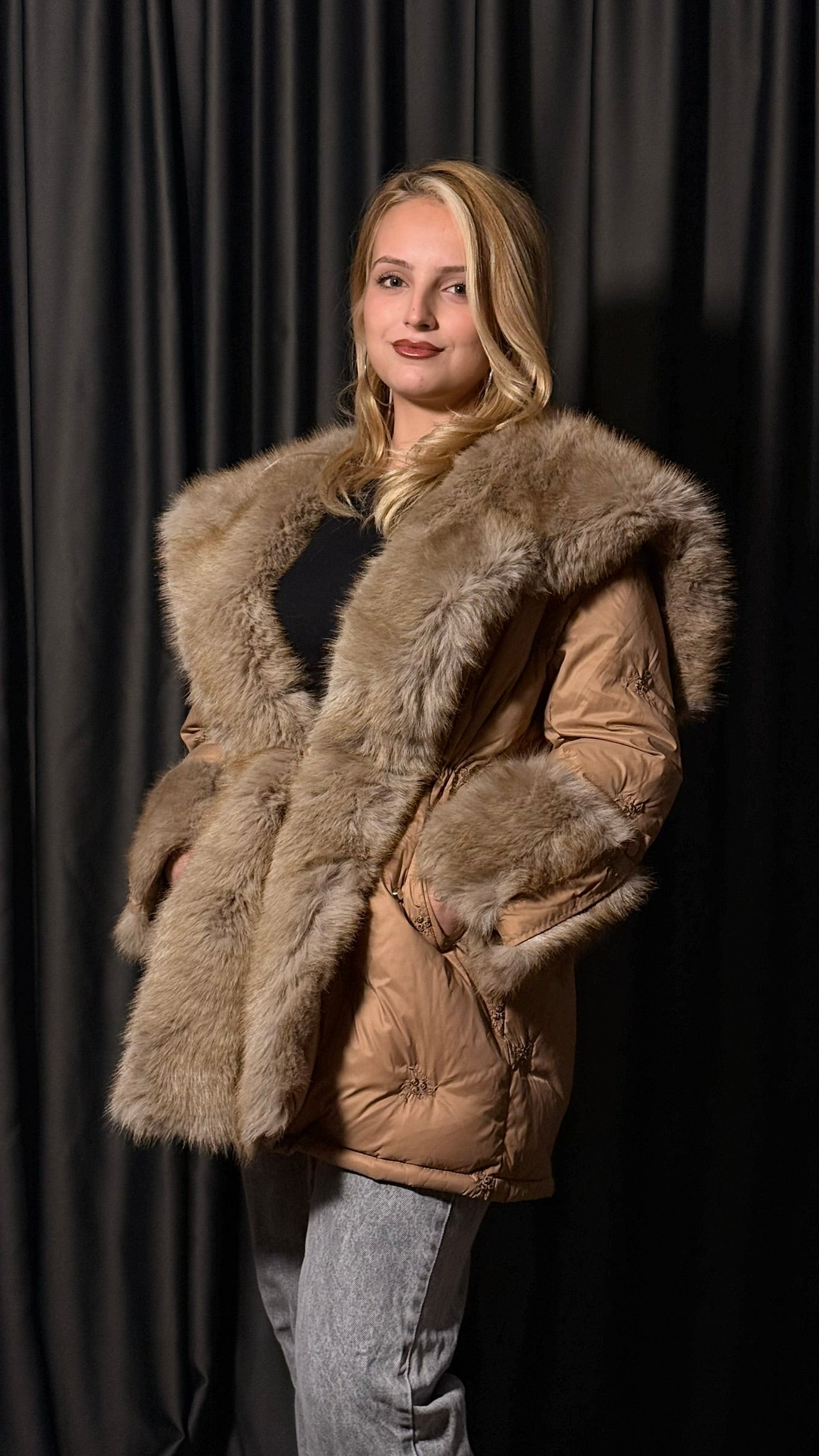 Tasarım Kaz Tüyü Mont