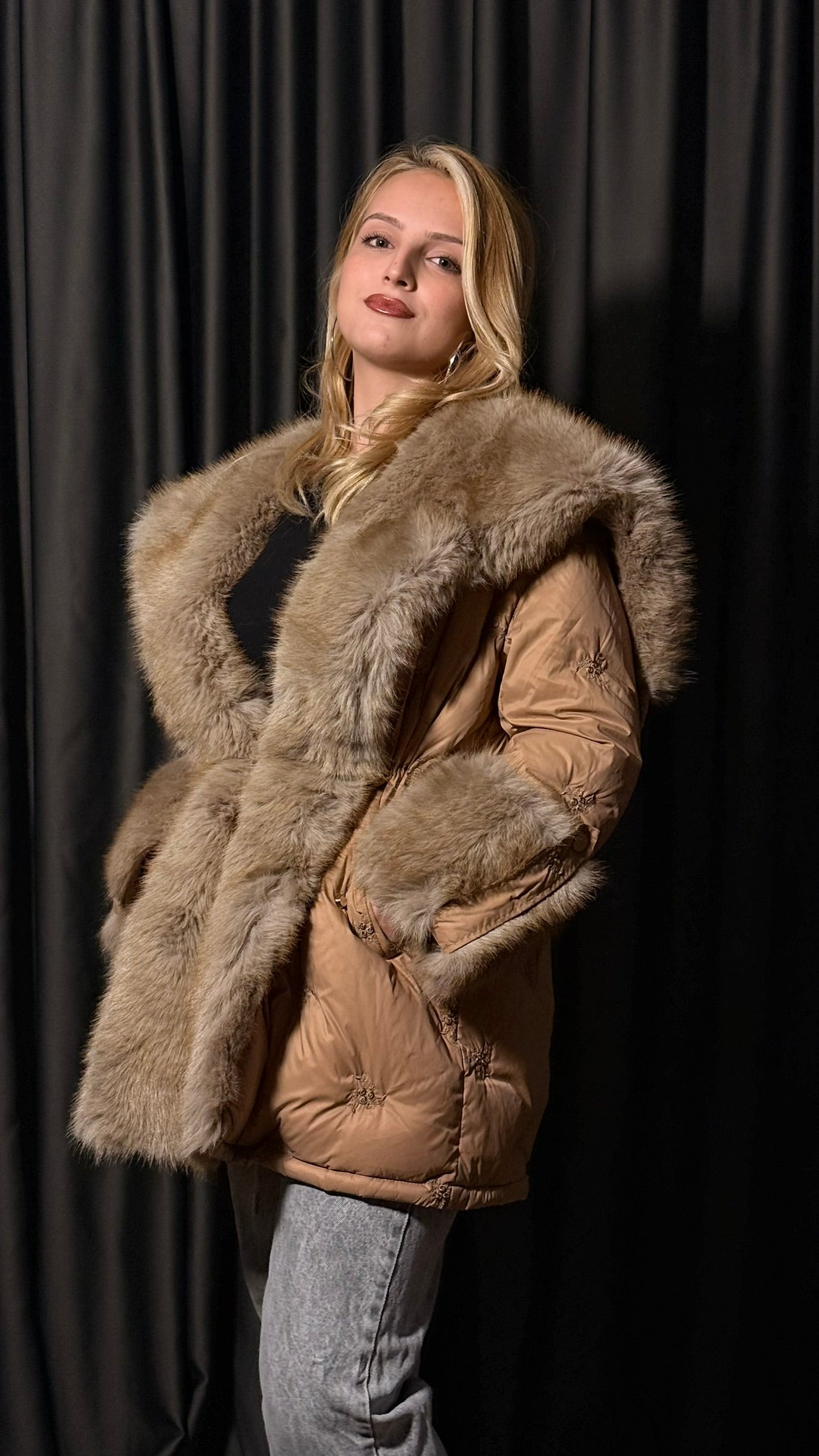 Tasarım Kaz Tüyü Mont