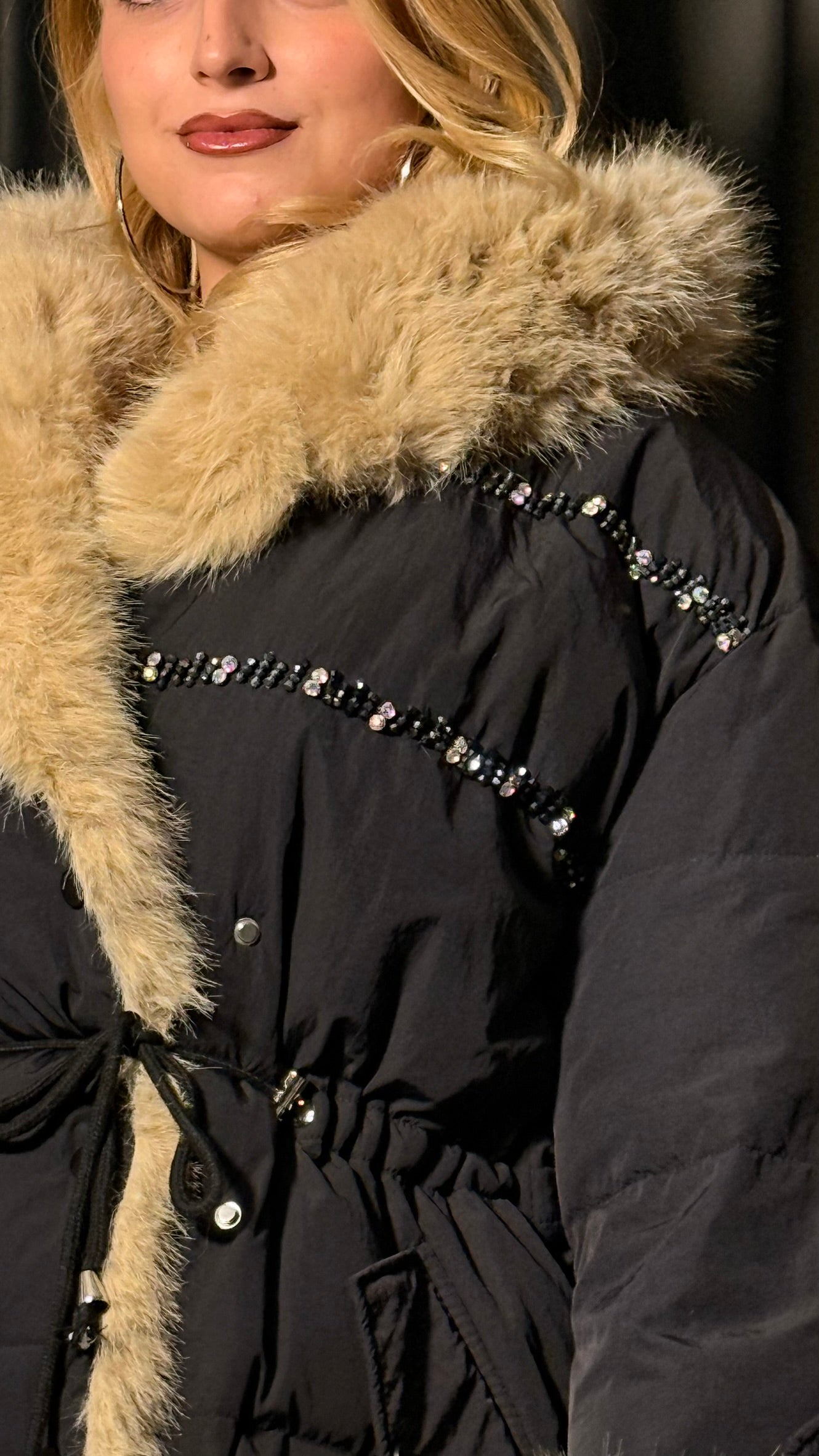 Tasarım Kaz Tüyü Mont